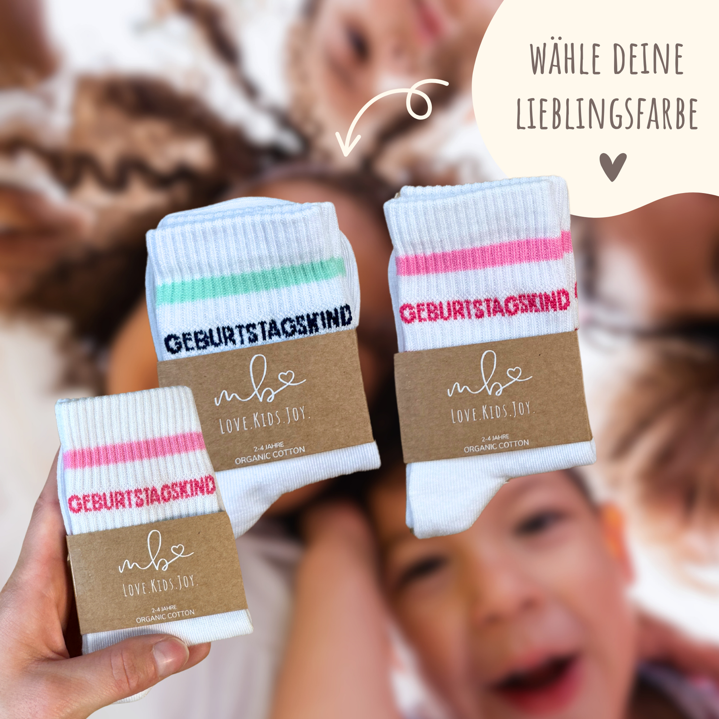 Geburtstagskind Socken Pink | Geschenk zum Geburtstag