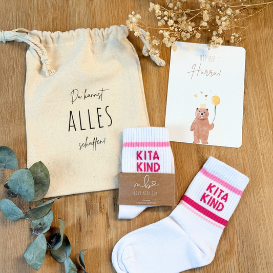 Kitakind Socken Pink | Geschenkidee Kindergarten