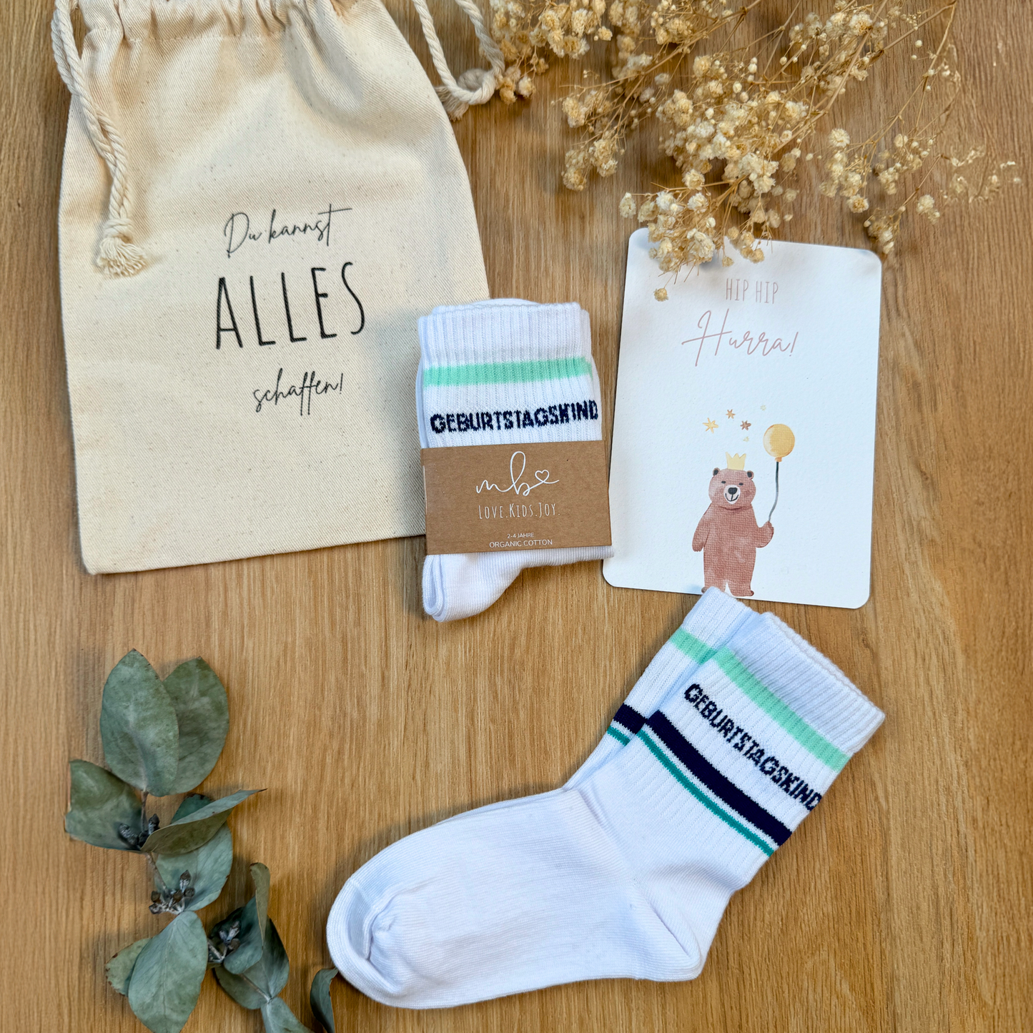 Geburtstagskind Socken Blau | Geschenk zum Geburtstag