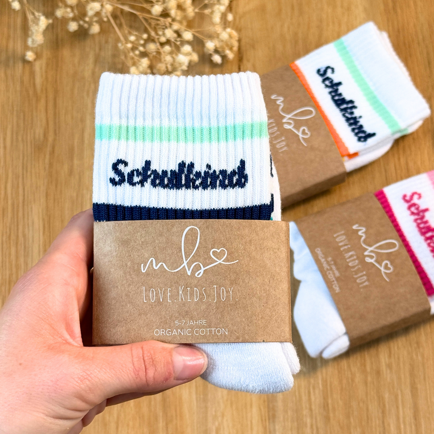 Schulkind Socken Blau | Geschenk zur Einschulung