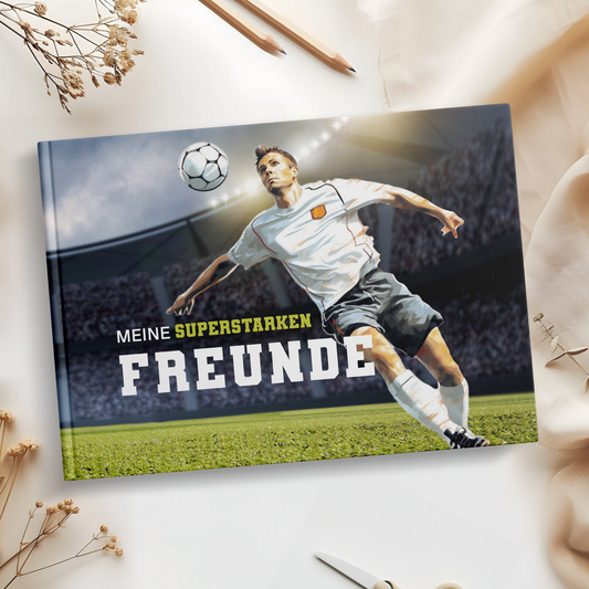 Freundebuch für Kinder | Fußball