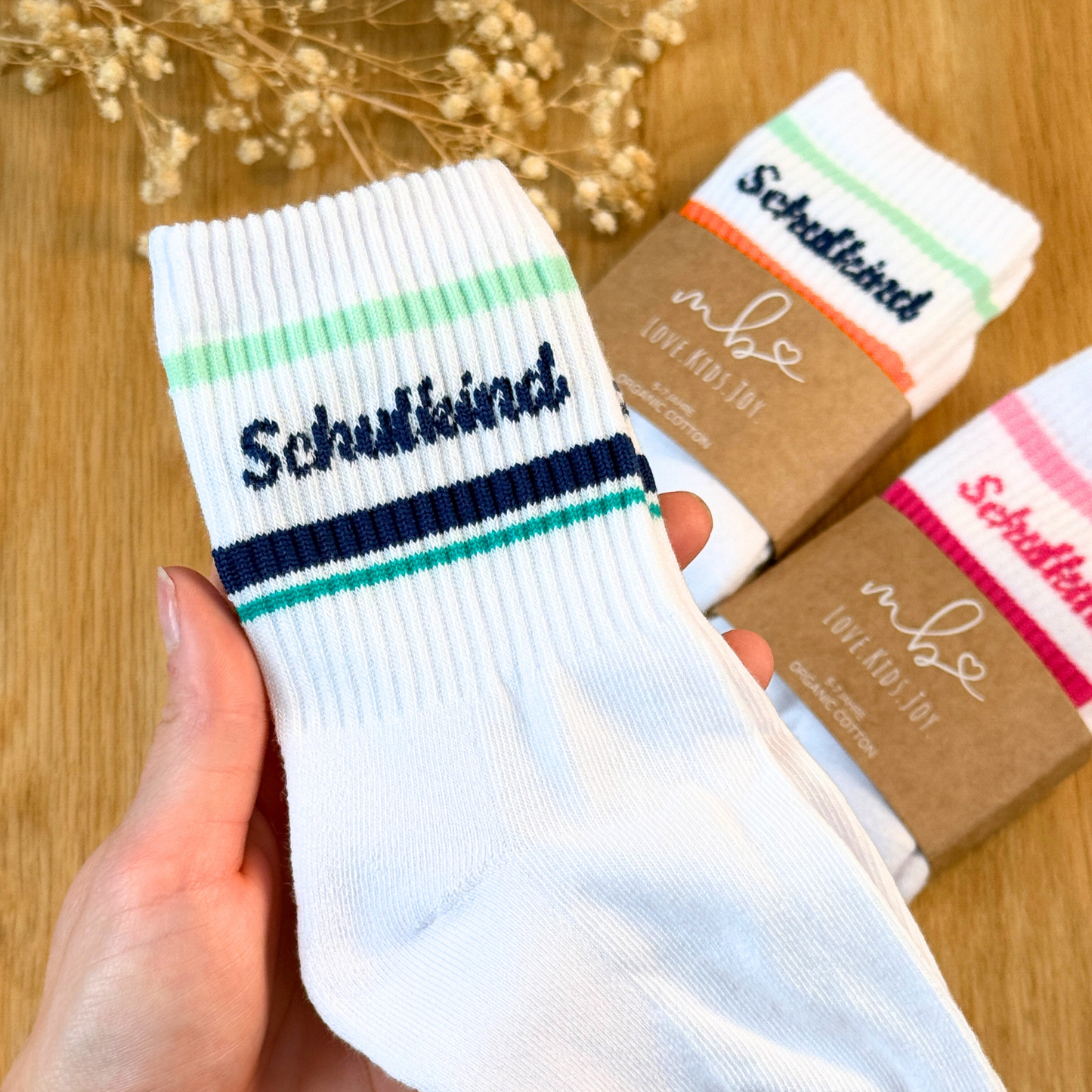 Schulkind Socken Blau | Geschenk zur Einschulung