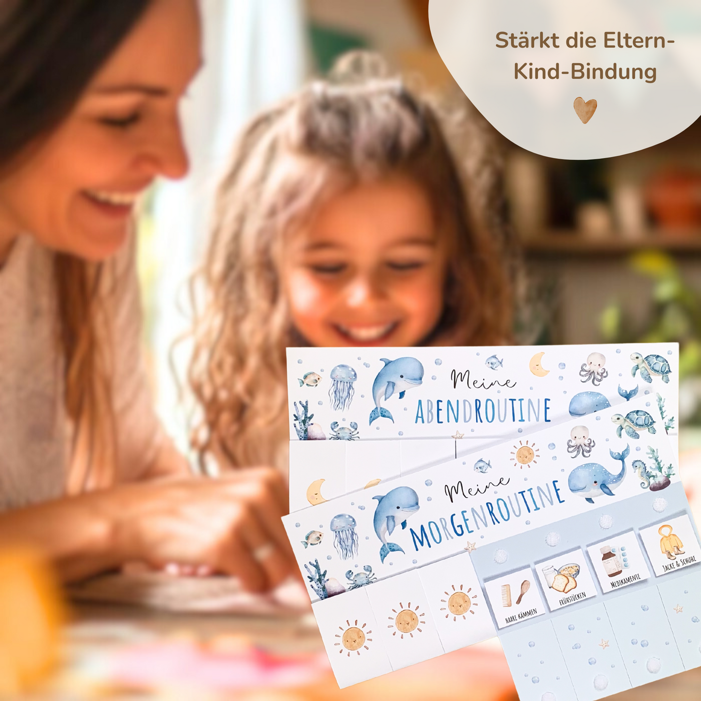 Morgen- & Abendroutine für Kinder | zum sofort Ausdrucken | Unterwasserwelt