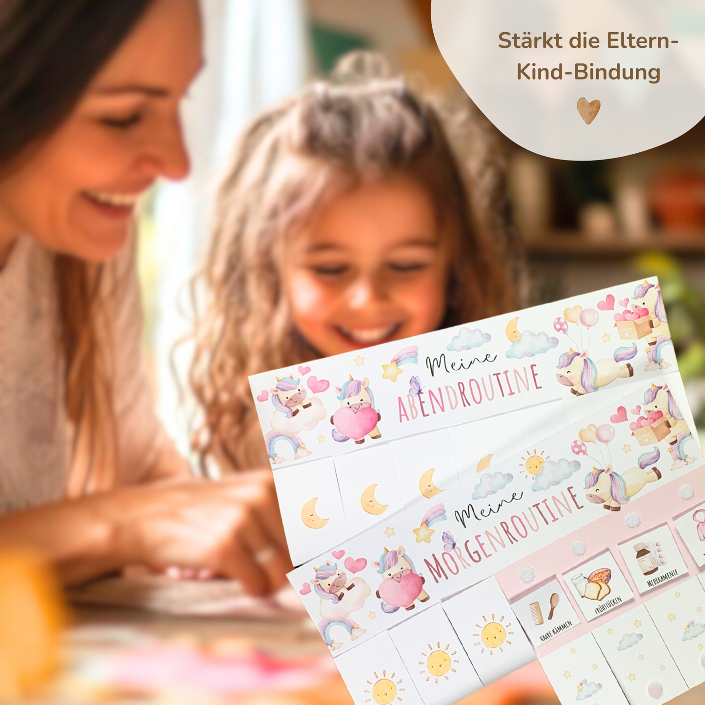Morgen- & Abendroutine für Kinder | zum sofort Ausdrucken | Einhorn