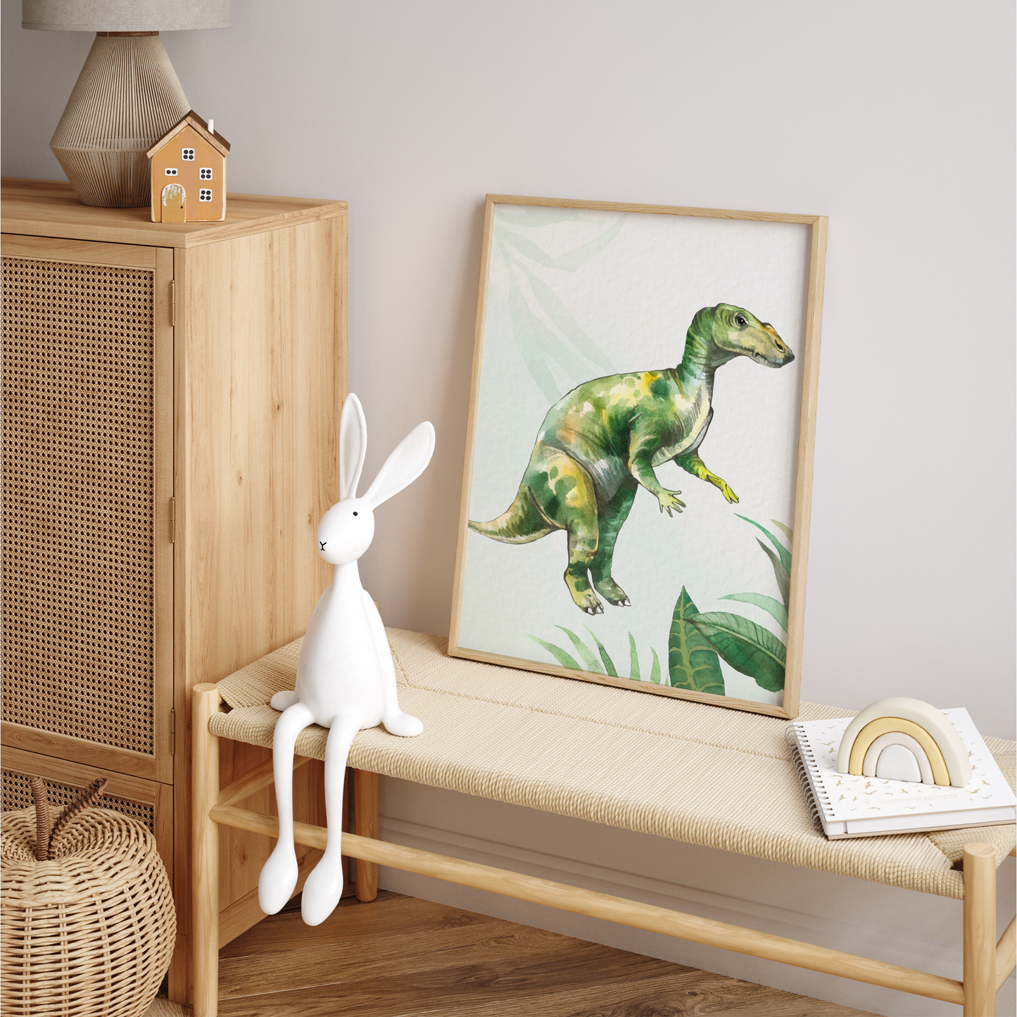 Kinderzimmerposter | 6er Set A4 | Dino Poster