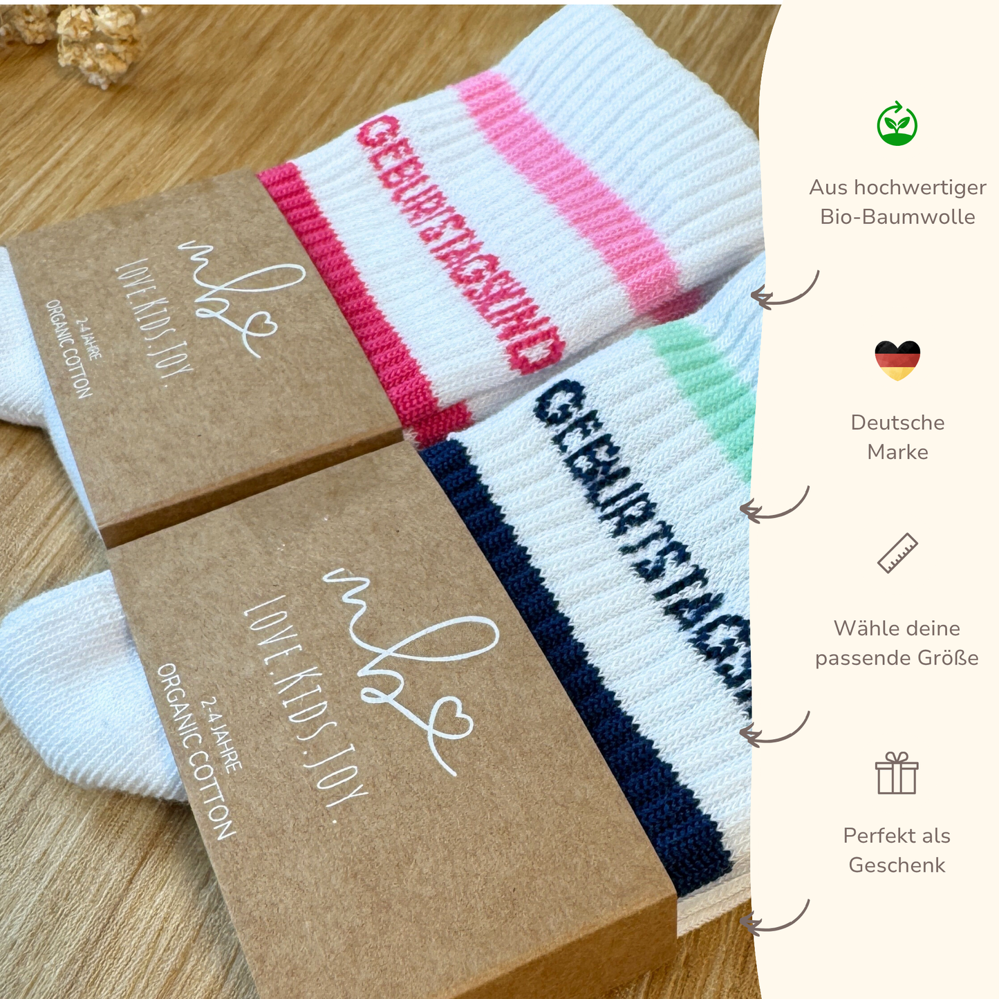 Geburtstagskind Socken Blau | Geschenk zum Geburtstag