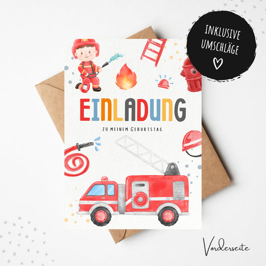 Einladungskarten_Kindergeburtstag_Feuerwehr