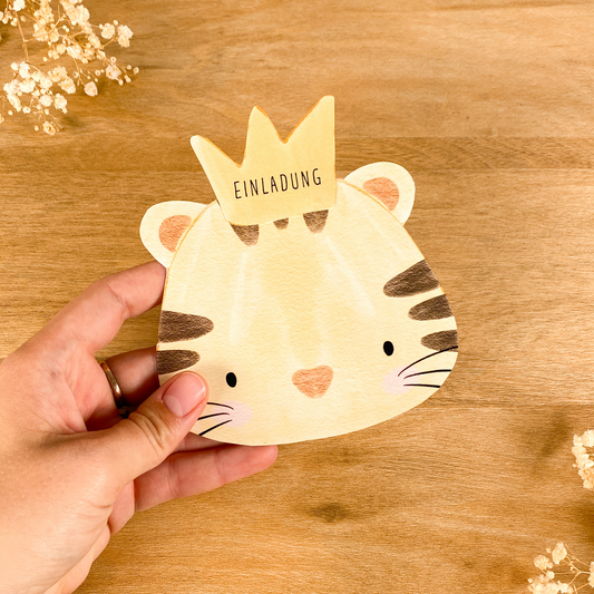 10 Einladungen zum Selberbasteln | Tiger