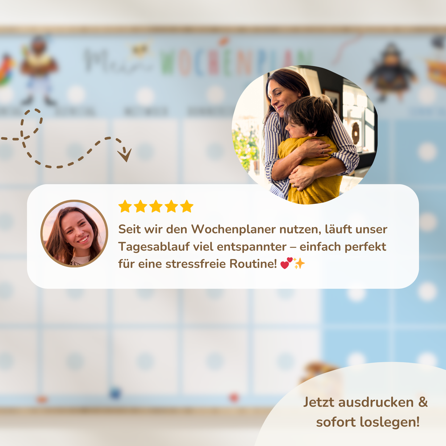 Wochenplan für Kinder | Montessori | zum Ausdrucken | Piraten