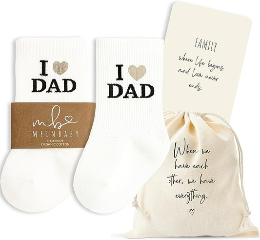 Babysocken-Set inkl. Karte & Baumwollsäckchen