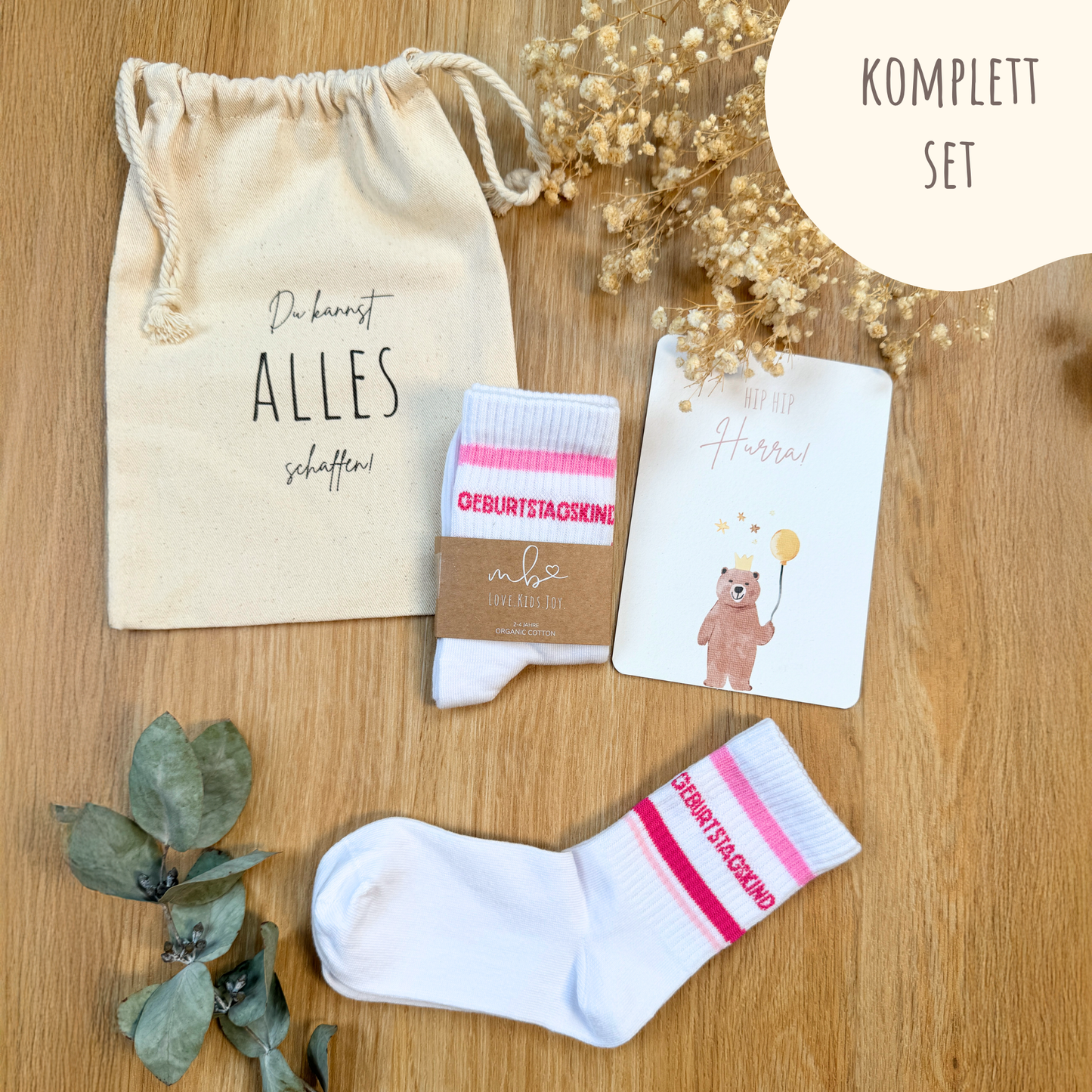 Geburtstagskind Socken Pink | Geschenk zum Geburtstag