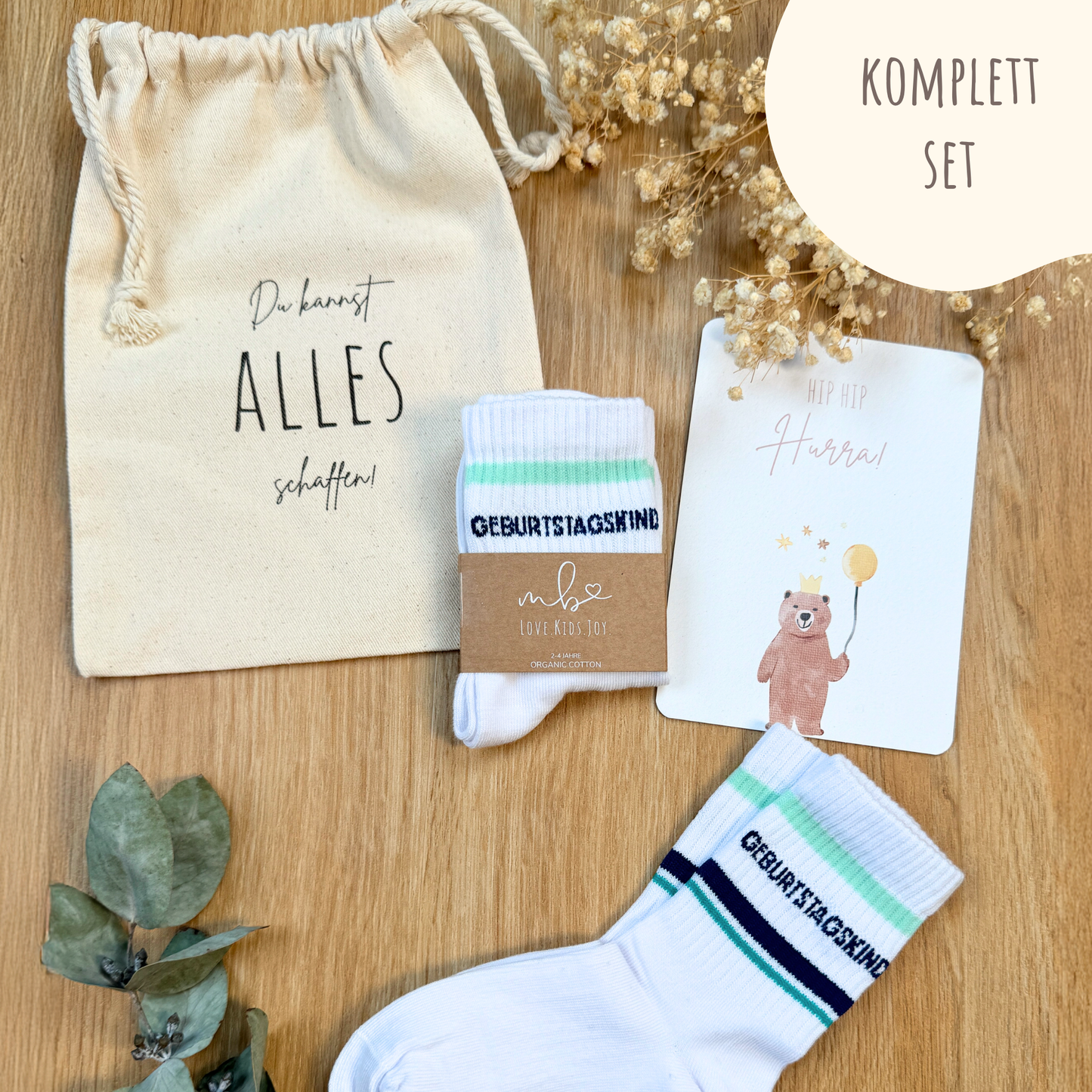 Geburtstagskind Socken Blau | Geschenk zum Geburtstag