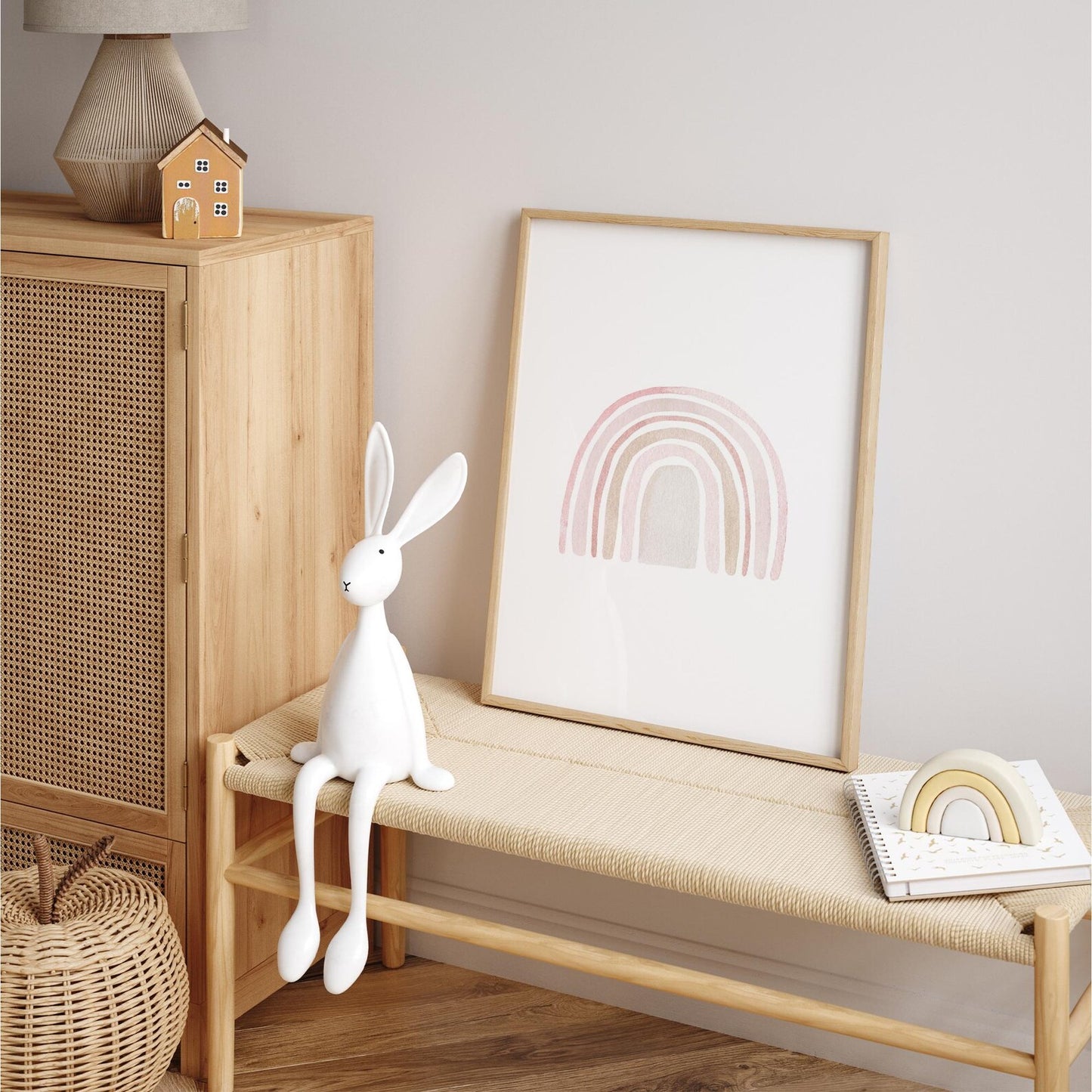 Kinderzimmerposter | 3er Set A4 | Hase