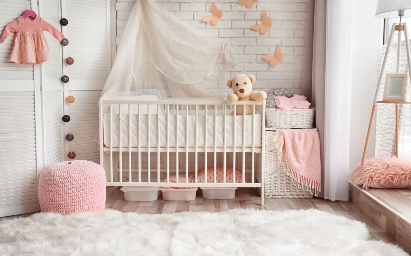 Babyzimmer in rosa