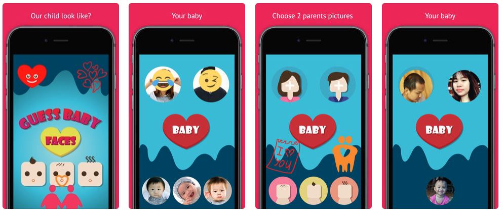 ihre Zukunft BAby-Gesicht App