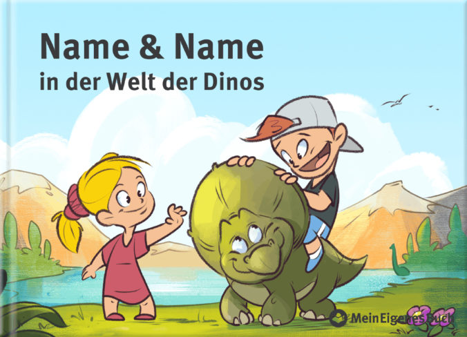 personalisierbares Dinobuch von MeinEigenesBuch