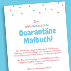 Quarantäne-Malbuch als PDF