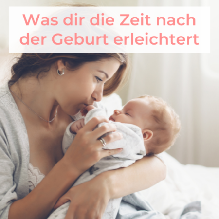 Mama hat ihr Neugeborenes auf dem Arm