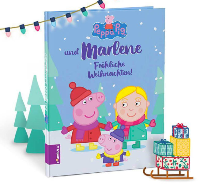 Personalisertes Peppa Pig Weihnachtsbuch von Framily
