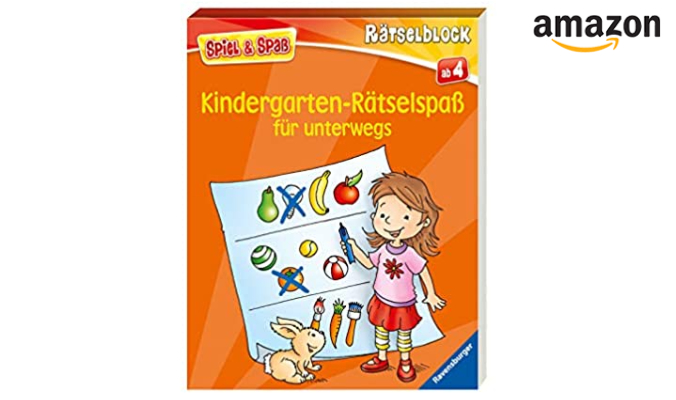Kindergarten-Rätselspaß für unterwegs
