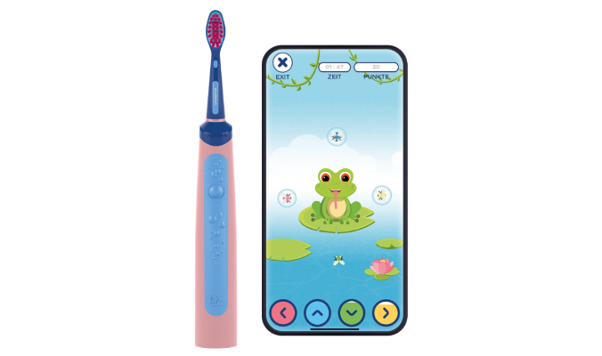Playbrush Smart Sonic, elektrische Schallzahnbürste für Kinder mit gratis Zahnputz-App