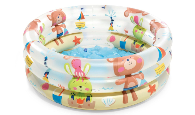 Intex Planschbecken »Intex 57106 - Baby Pool 3-Ring Beach Buddys, Ø 61«, ØxH: 61x22 cm