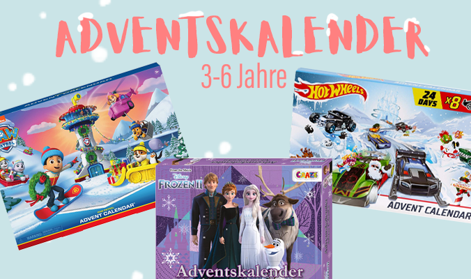 Schöne Adventskalender für Kinder von 3 bis 6 Jahren