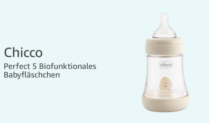 Chicco Perfect 5 Biofunktionales Babyfläschchen mit Anti-Kolik-Effekt