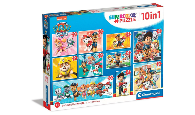 Clementoni® Puzzle »Puzzle 10 in 1 Supercolor - PAW Patrol«