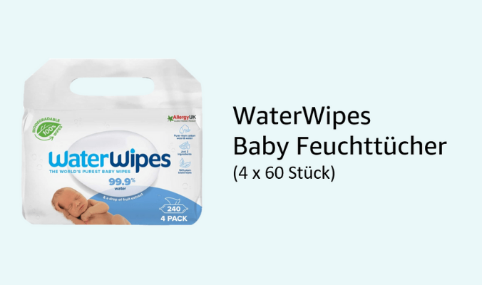 WaterWipes die reinsten Baby Feuchttücher