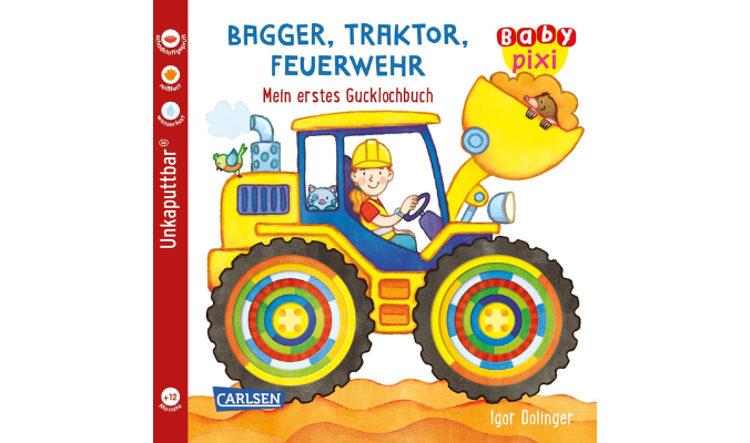 Baby Pixi (unkaputtbar) 115: Bagger, Traktor, Feuerwehr