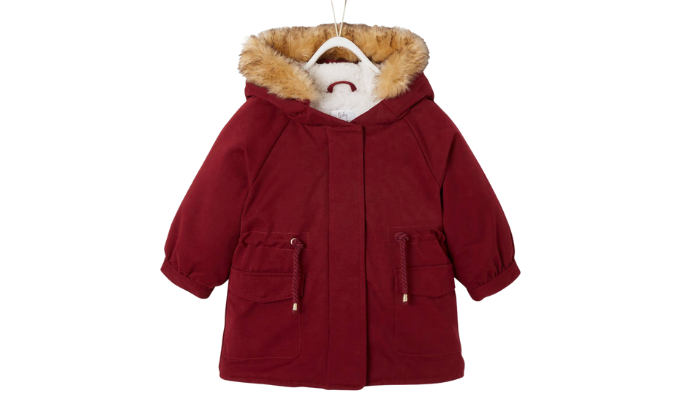 Baby Winterjacke mit Kapuze