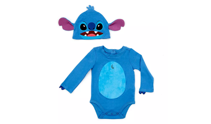 Stitch - Set aus Kostüm-Body und Mütze für Babys