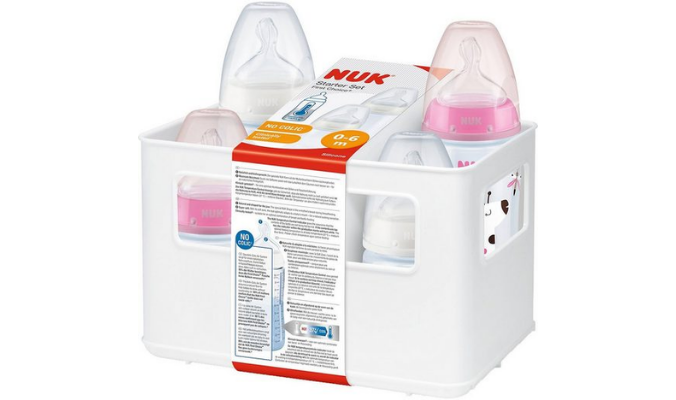 NUK Babyflasche »NUK First Choice+ Starter Set mit Temperature«