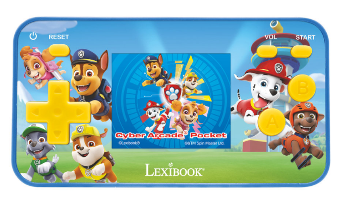 LEXIBOOK Paw Patrol Cyber Arcade® Pocket-Display 1,8