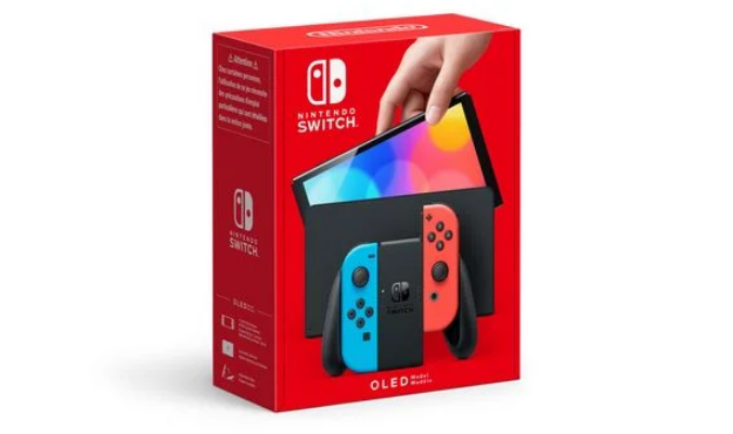 Nintendo Switch (OLED-Modell) Neon-Rot/Neon-Blau