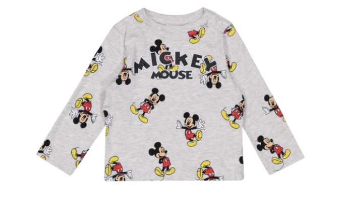 Baby Langarmshirt - Mickey Mouse