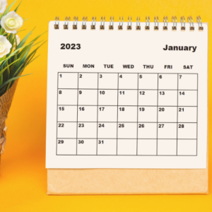 Gratis Kalender für 2023 - Übersicht