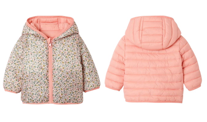 Wendbare Baby Light-Steppjacke 