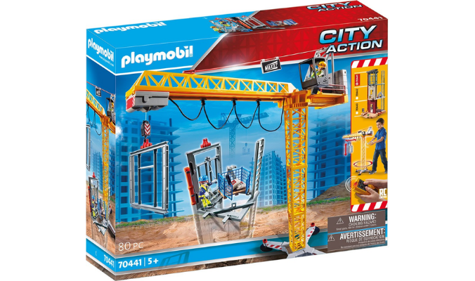 playmobil® RC-Baukran mit Bauteil