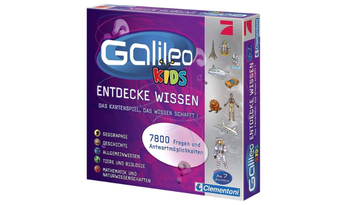 Clementoni® Spiel, Quizspiel »Galileo Kids«