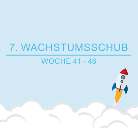 7. Wachstumsschub Wochenangabe