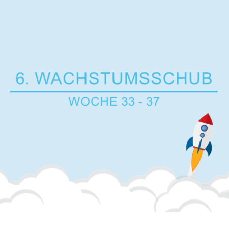 6. Wachstumsschub mit Wochenangabe