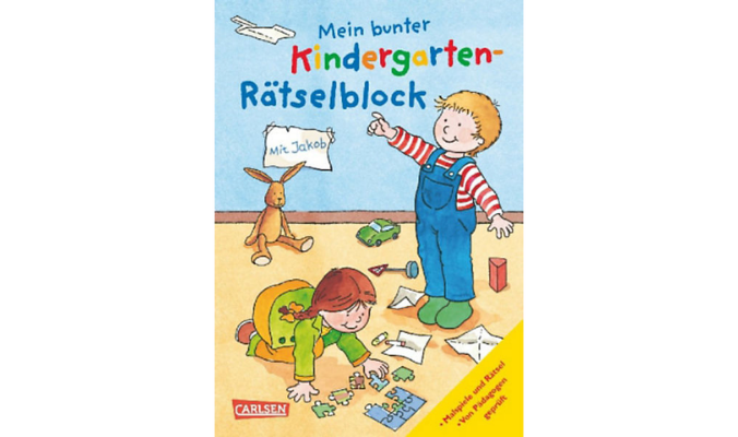 Mein bunter Kindergarten-Rätselblock