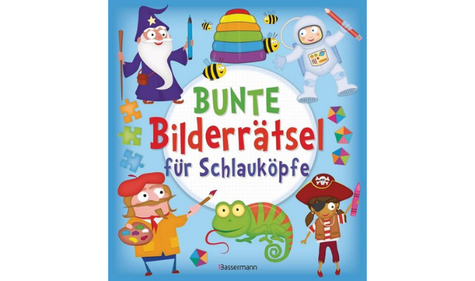 Bunte Bilderrätsel für Schlauköpfe