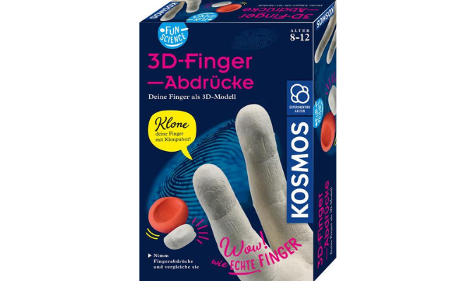 Fun Science, 3D-Fingerabdrücke, Experimentierset