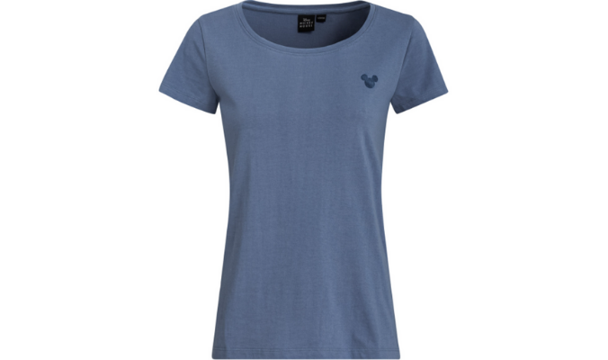Micky Maus T-Shirt mit kleinem Flockprint