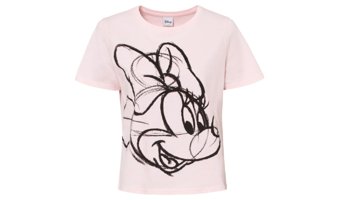 T-Shirt mit Mickey Mouse Print