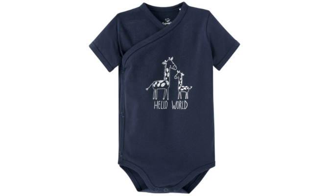 Newborn Wickelbody mit Print