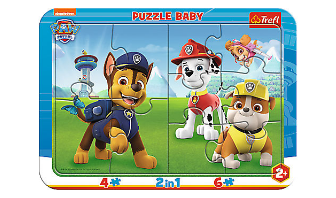 Baby-Puzzle mit Rahmen Happy PAW Patrol